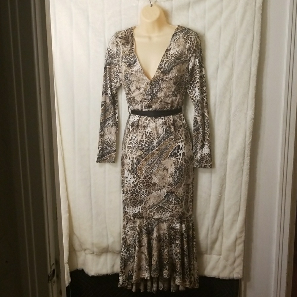 Ebby and I animal print dress